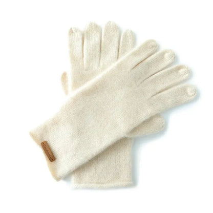 Lightweight Cozy Women's Cashmere Gloves - Slim Cuff, Winter