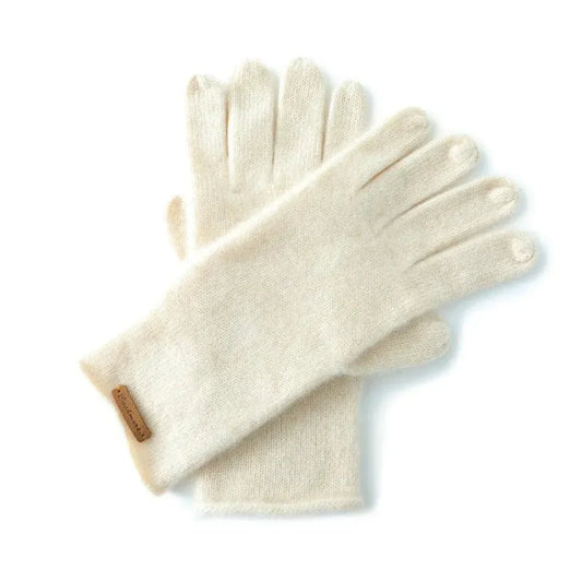 Lightweight Cozy Women's Cashmere Gloves - Slim Cuff, Winter