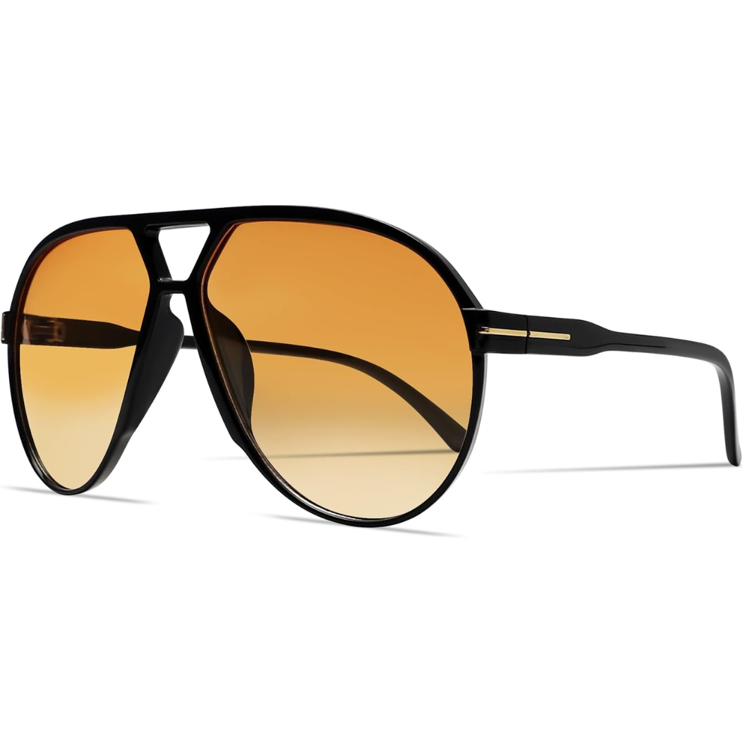 Atemberaubende unisex Aviator Sonnenbrille – oversized quadratische Gläser, leichtes Gestell, für Sommer 2025 16