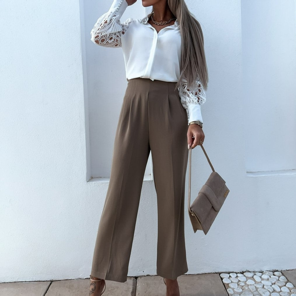 Atmungsaktive Damenbluse – femininer Schnitt, Baumwolle, für festliche Anlässe 2