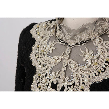 Atmungsaktive Damenbluse – lässiger Schnitt mit Stickerei, Spitze, für festliche Anlässe 7