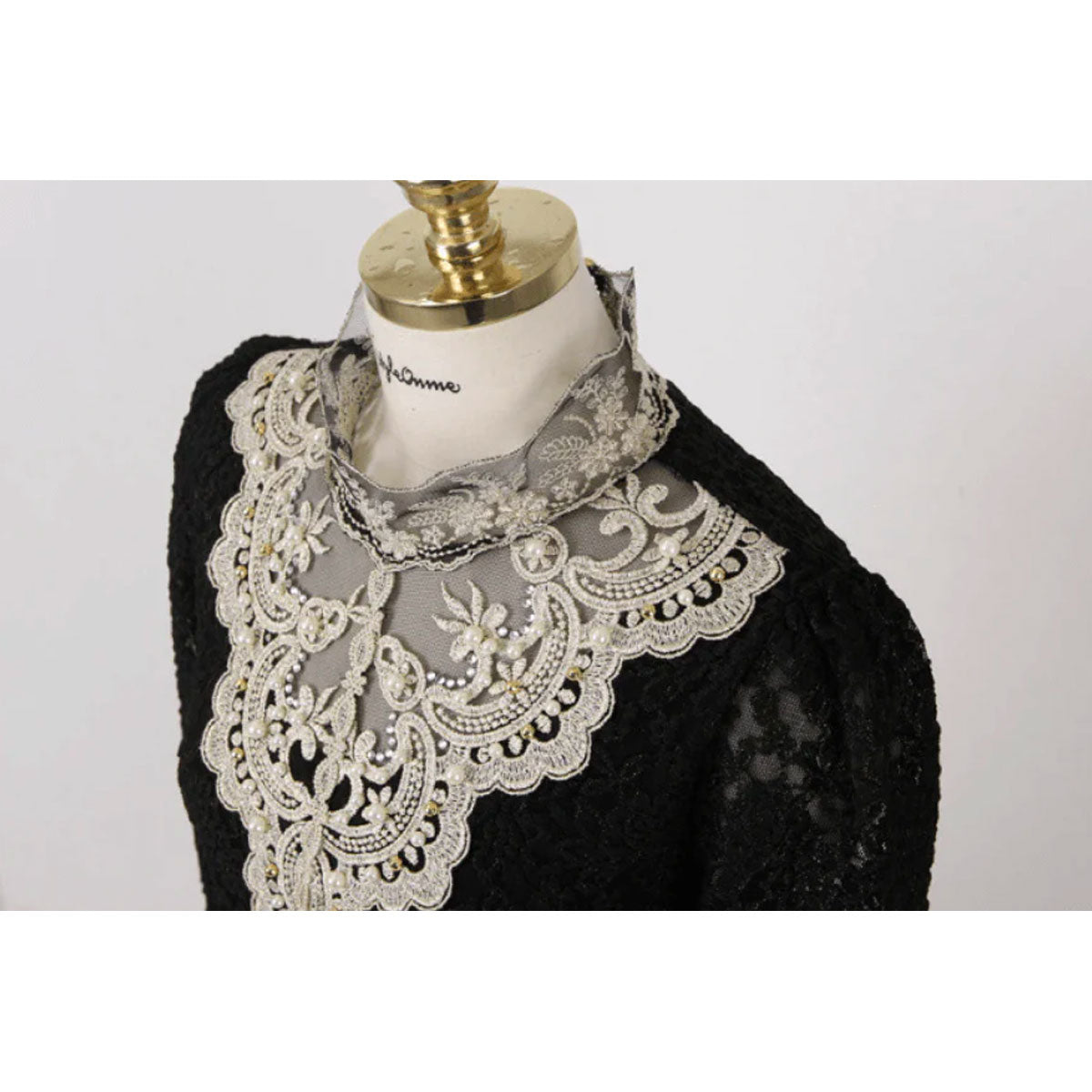 Atmungsaktive Damenbluse – lässiger Schnitt mit Stickerei, Spitze, für festliche Anlässe 8