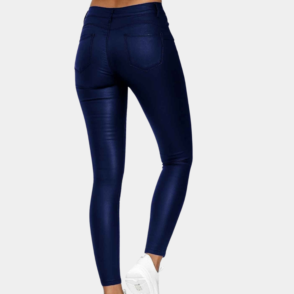 Atmungsaktive Damenhose – zeitloses Design, Baumwoll-Polyester-Mischung, für Sommerveranstaltungen 4