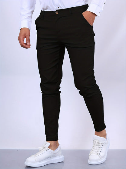 Atmungsaktive Herrenhose – Slim Fit, Baumwollmischung, für Büro und Freizeit 3