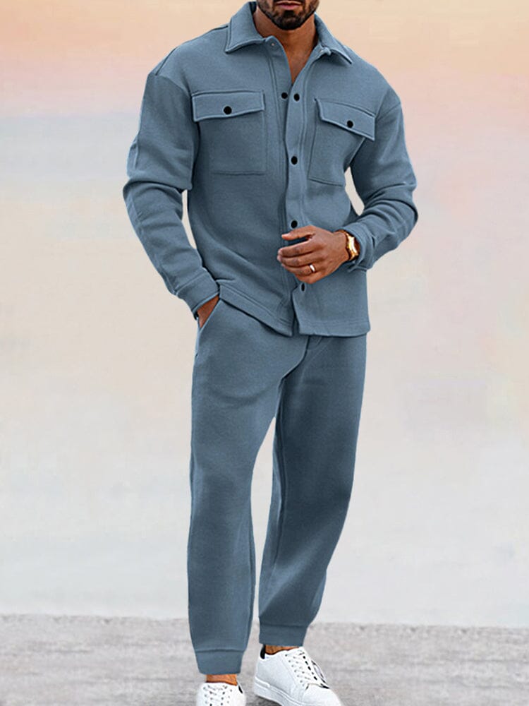 Atmungsaktiver Herren Trainingsanzug – bequemer Zweiteiler, feuchtigkeitsableitend, für Freizeit und Sport 9