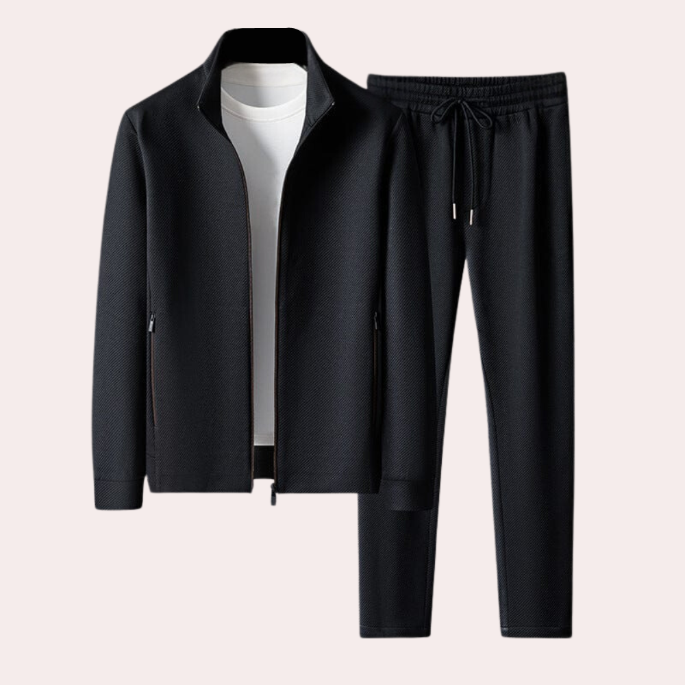 Atmungsaktiver Herren Trainingsanzug – modernes Design, Lycra, für Sport und Freizeit 3