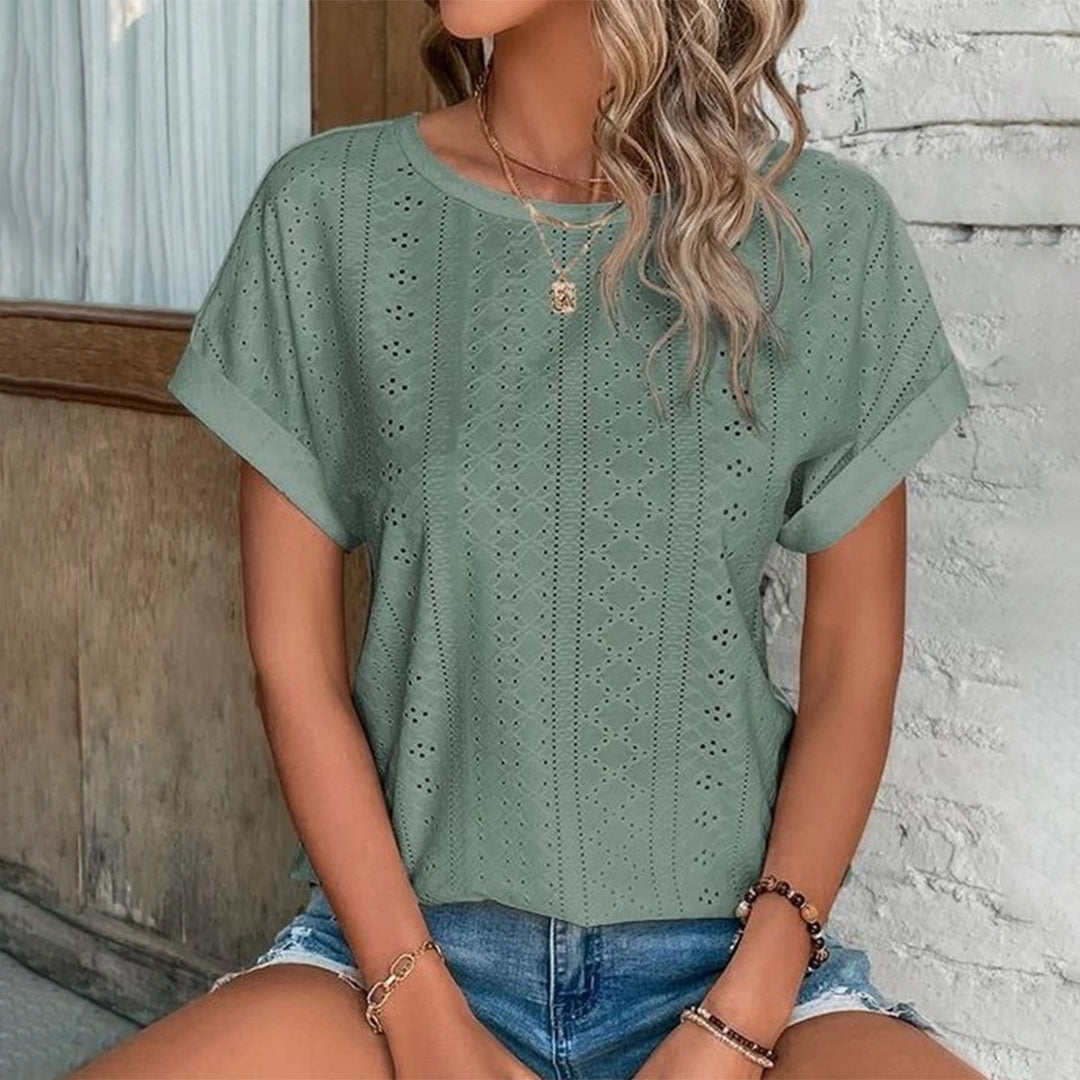 Atmungsaktives Damen Hemd – lässiger Schnitt, Polyester, für den Alltag 2