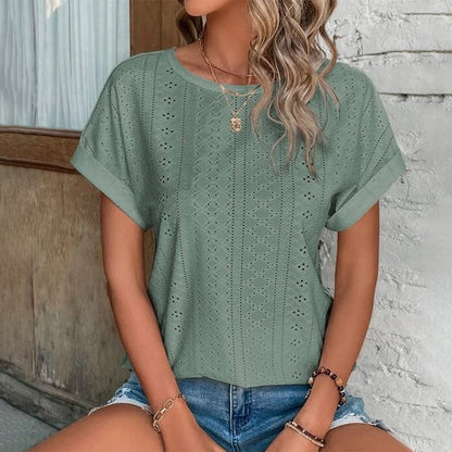 Atmungsaktives Damen Hemd – lässiger Schnitt, Polyester, für den Alltag 2