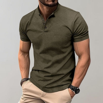 Atmungsaktives Herren Polo Shirt – klassischer Schnitt, Baumwolle, für Freizeit und Büro 0