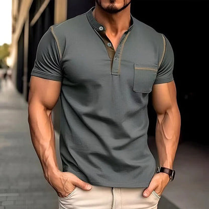 Atmungsaktives Herren Polo Shirt – kurzärmlig, Baumwollmix, für Büro und Freizeit 3