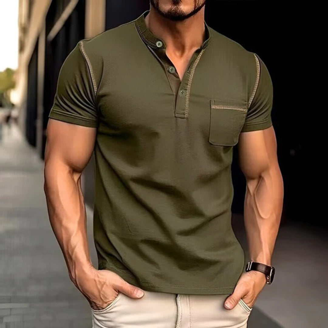 Atmungsaktives Herren Polo Shirt – kurzärmlig, Baumwollmix, für Büro und Freizeit 4
