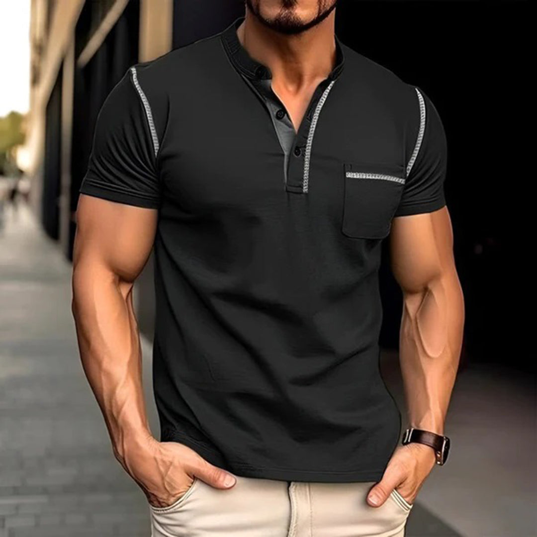 Atmungsaktives Herren Polo Shirt – kurzärmlig, Baumwollmix, für Büro und Freizeit 5