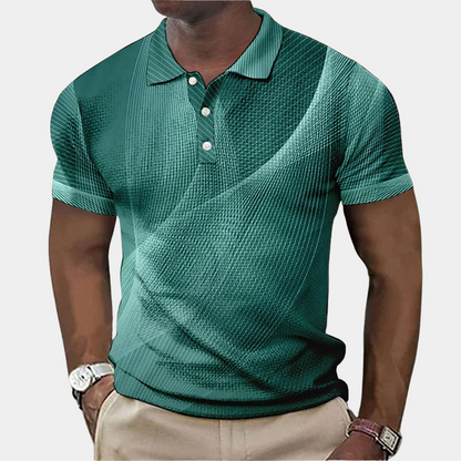 Atmungsaktives Herren Poloshirt – klassischer Schnitt, Baumwolle, für den Sommer 1