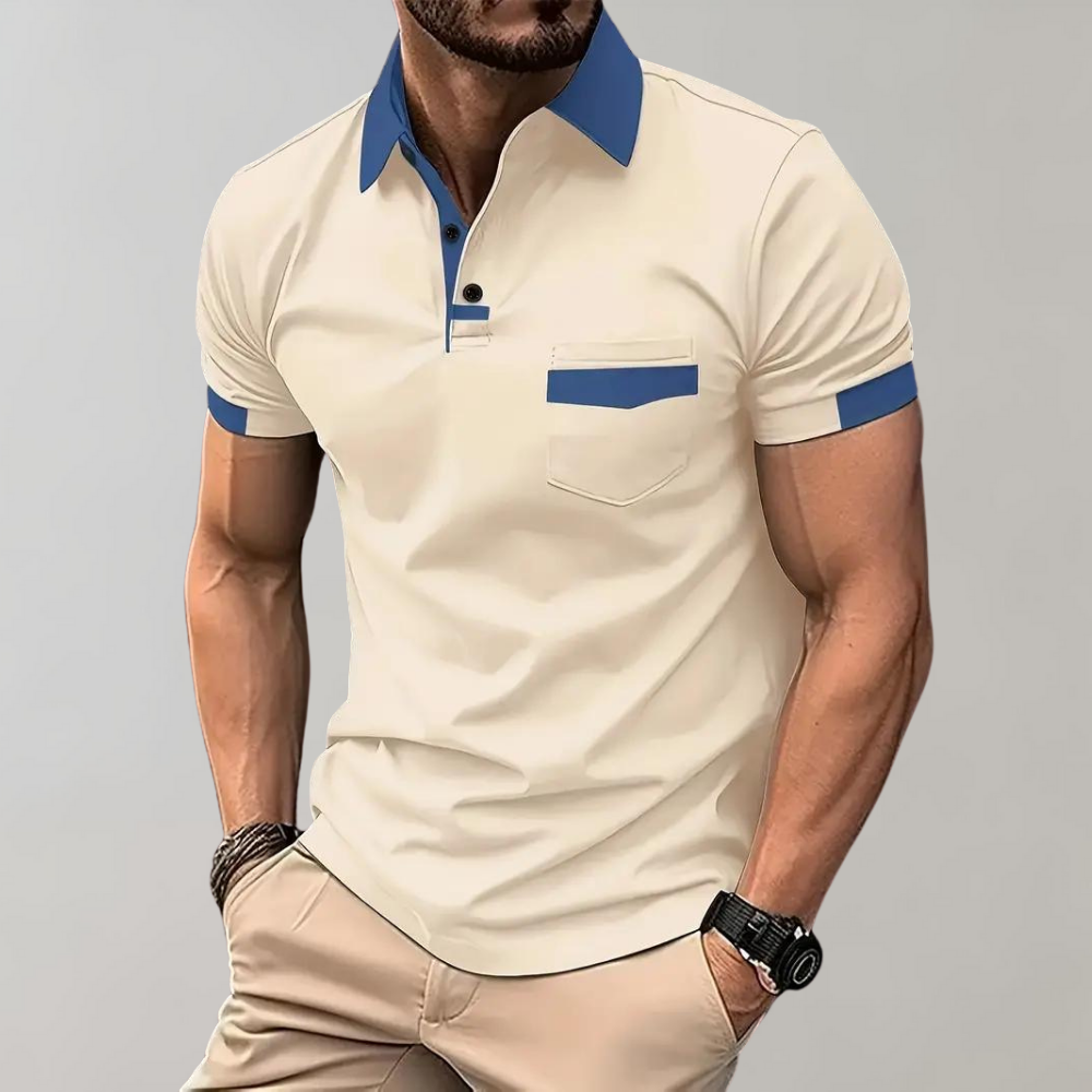 Atmungsaktives Herren Poloshirt – klassischer Schnitt, weiche Baumwolle, für Freizeit und Büro 1