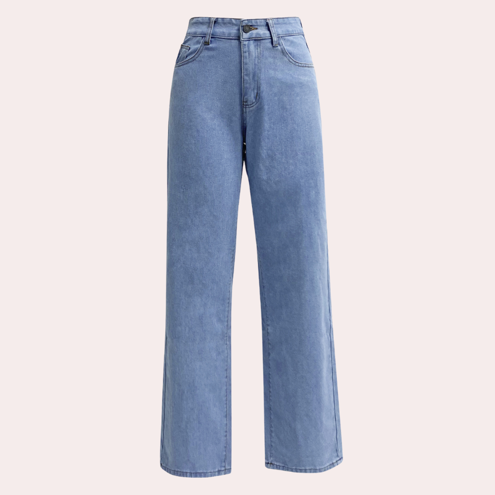 Bequeme Damen Baggy Jeans – Hohe Taille, elastischer Denim, für den Alltag 5