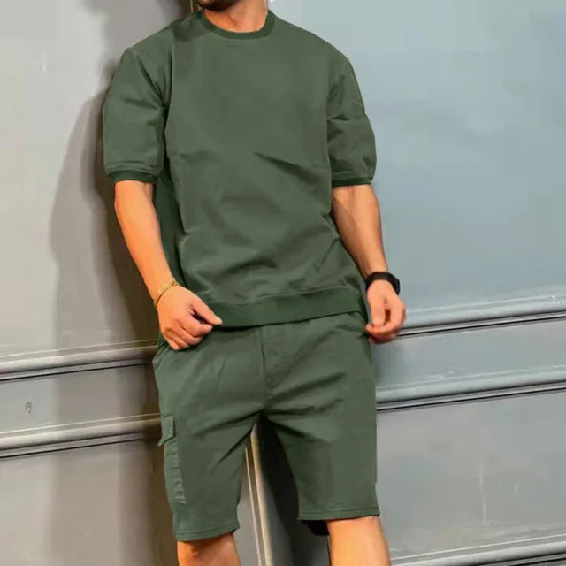Bequeme Herren Freizeit-Set – lässige Shorts, weiche Baumwolle, für entspannte Tage 10