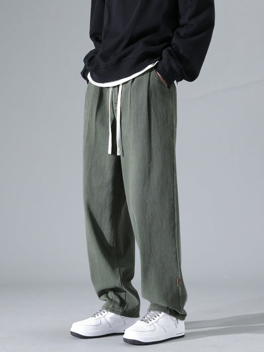 Bequeme Herren Loose-Fit Hose – lässiger Schnitt, atmungsaktives Material, für Freizeit 0