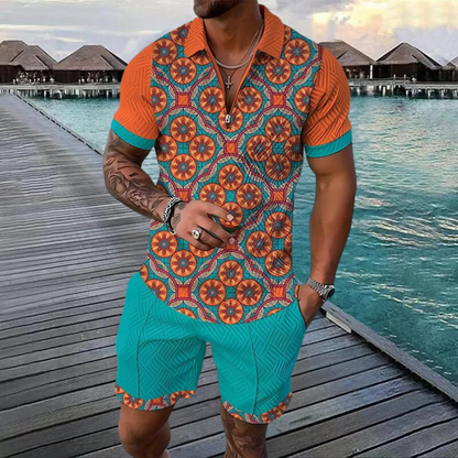 Bequeme und stilvolle Herren Sommer Outfit – Vintage Design, hochwertige Stoffe, für Freizeit 1