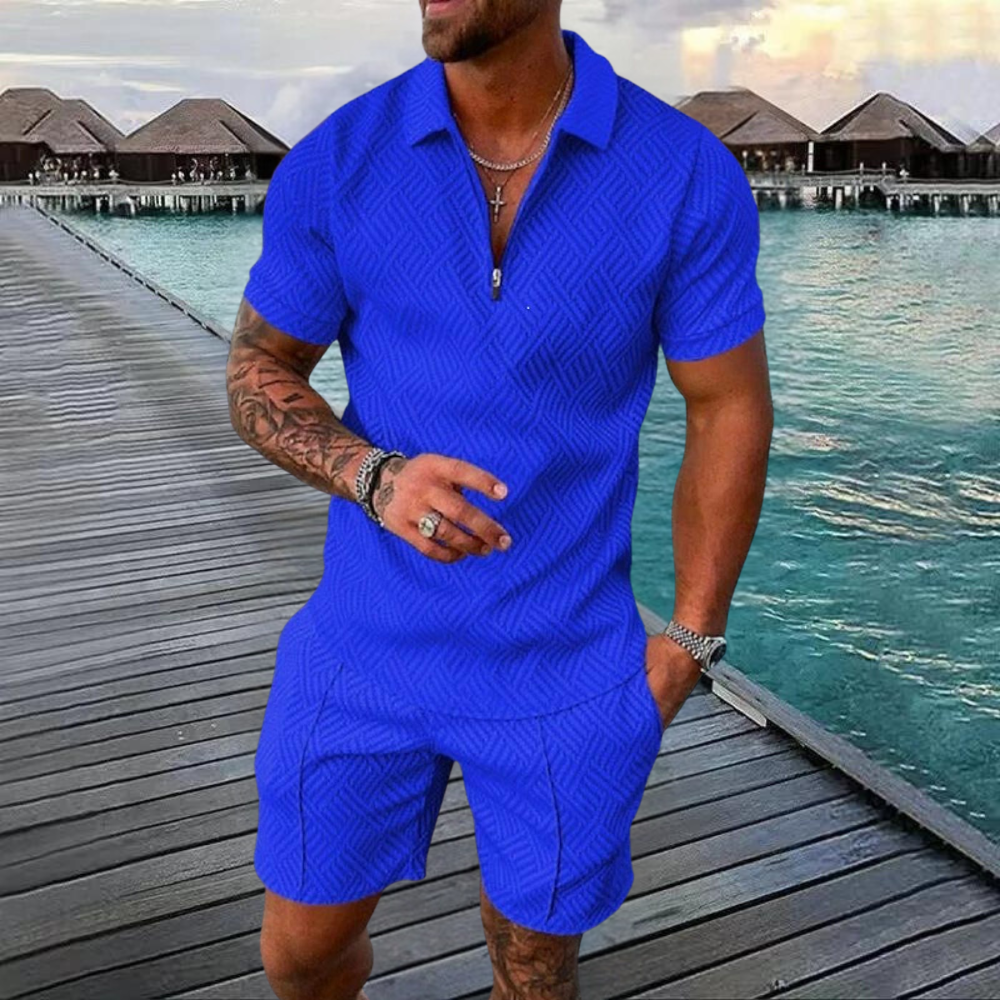 Bequeme und stilvolle Herren Sommer Outfit – Vintage Design, hochwertige Stoffe, für Freizeit 4