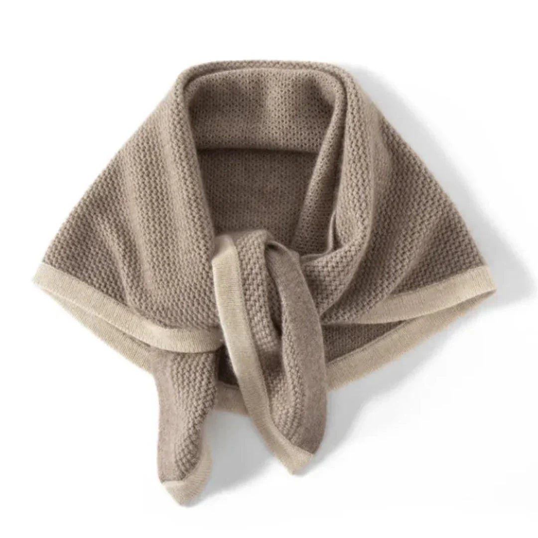 Soft Women's Cashmere Shawl - Rectangular Knit, For Travel