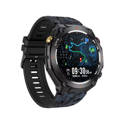 Smartwatch GPS Health Monitor - AMOLED Display, Bluetooth Calling, 3ATM Waterproof Fall 2025 Fitness Gift