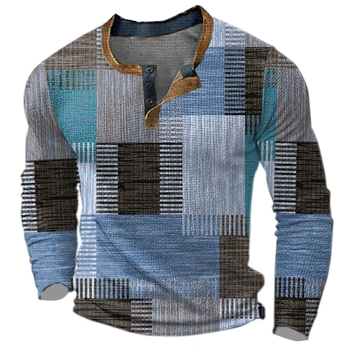 Patterned Pullover for Men - Stylish Comfort Sweater for Casual Wear, Versatile Design for Everyday Outfits