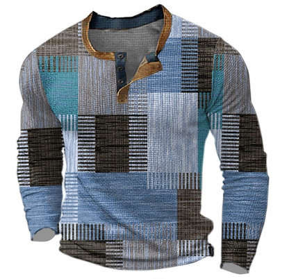 Patterned Pullover for Men - Stylish Comfort Sweater for Casual Wear, Versatile Design for Everyday Outfits