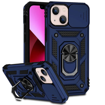Magnetisk telefoncover robust ringfodstøtte Fall 2025