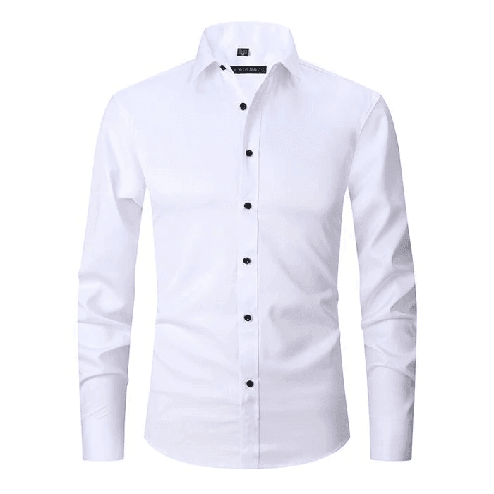 Men's Dress Shirt with Anti-Floor Technology, Breathable Fabric, Lightweight, Classic Fit for All-Day Style-3