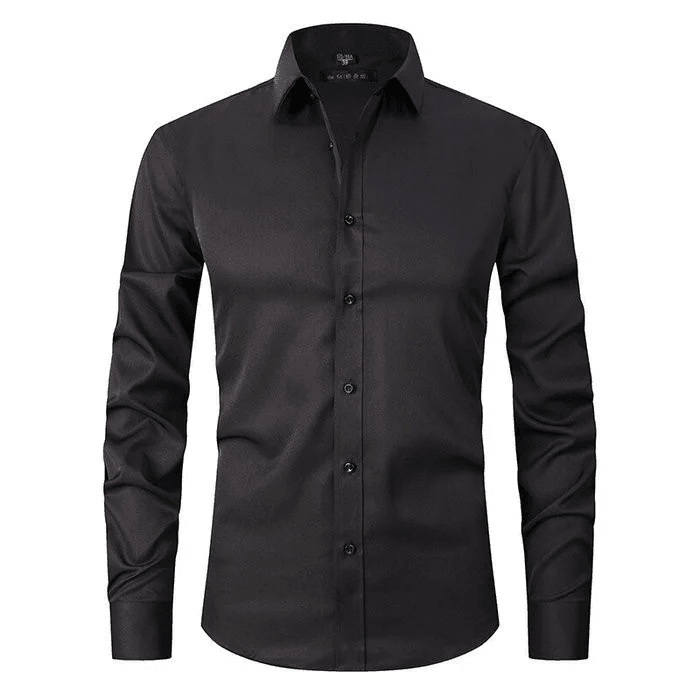Men's Dress Shirt with Anti-Floor Technology, Breathable Fabric, Lightweight, Classic Fit for All-Day Style-2