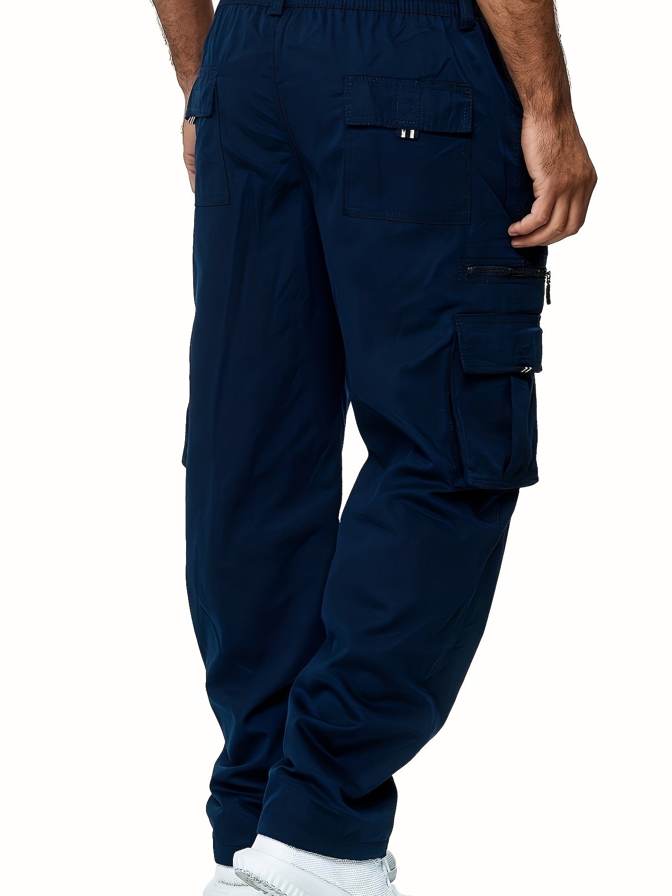 Breathable men's cargo pants – modern fit, cotton blend, for casual wear 5