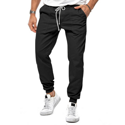 Breathable men's joggers – casual fit, micro-stretch fabric, for everyday wear 0