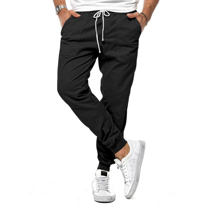 Breathable men's joggers – casual fit, micro-stretch fabric, for everyday wear 1