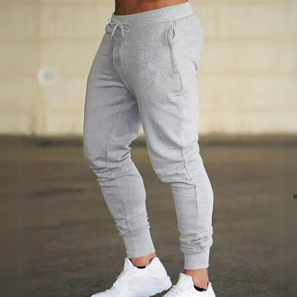 Breathable men's joggers – classic fit, quick-dry polyester, for workouts 1