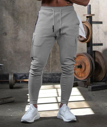 Breathable men's joggers – stretchy fabric, moisture-wicking, for workouts and casual wear 4