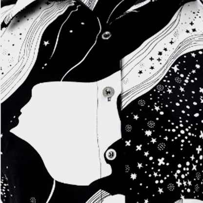 Breathable women’s blouse – timeless print design, terylene, for summer outings 2