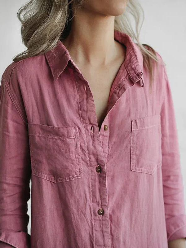 Breathable women's jumpsuit – long-sleeve design, cotton blend, for all seasons 3