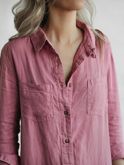 Breathable women's jumpsuit – long-sleeve design, cotton blend, for all seasons 3