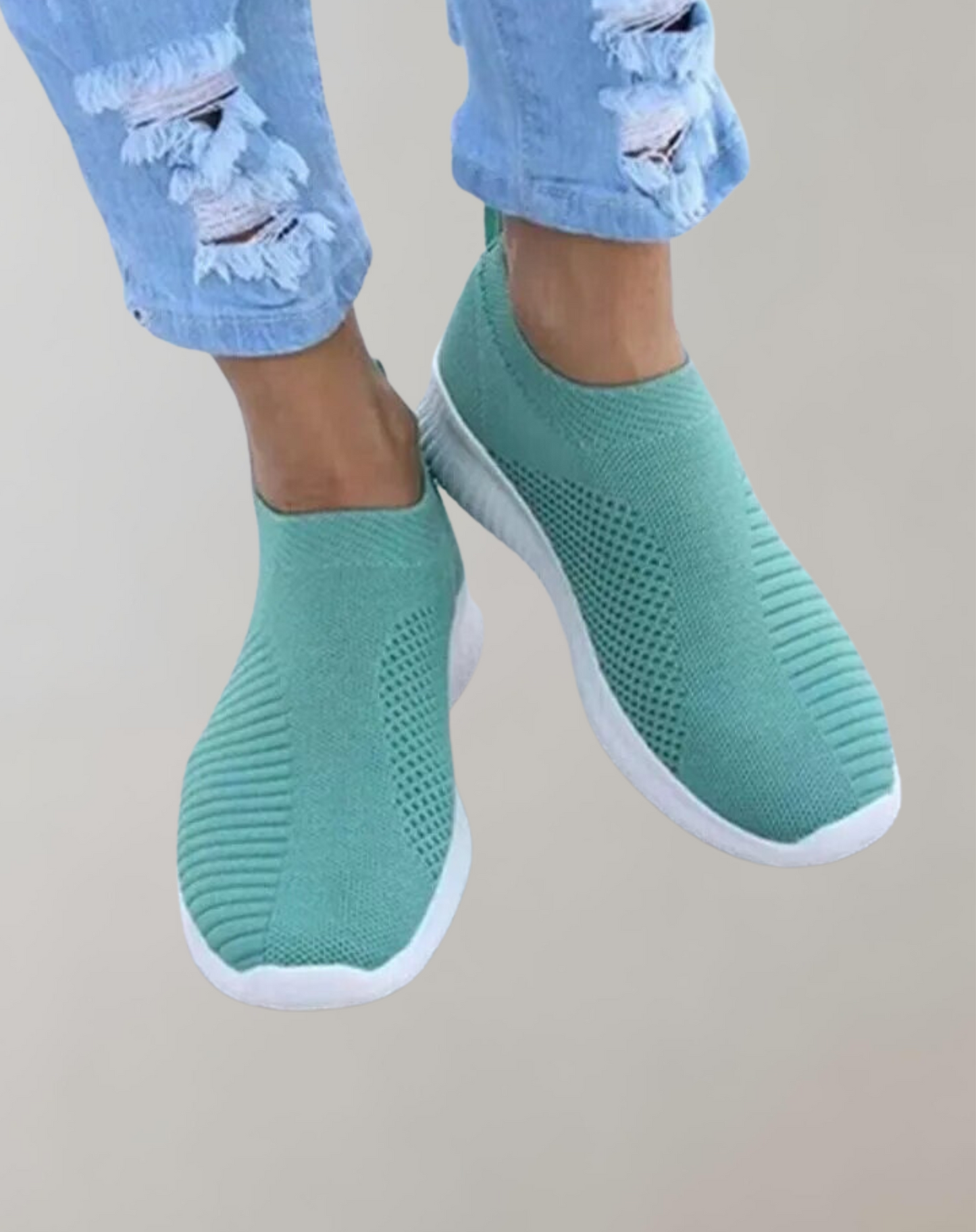 Breathable women's sneakers – lightweight mesh upper, for active lifestyle 4