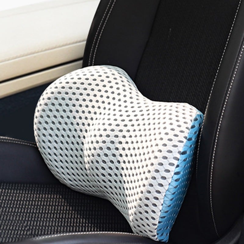 Lendenstützkissen – Ergonomische Rückenschmerzlinderung für Schreibtisch und Auto, atmungsaktiver Netzbezug, Herbst 2025 Komfort