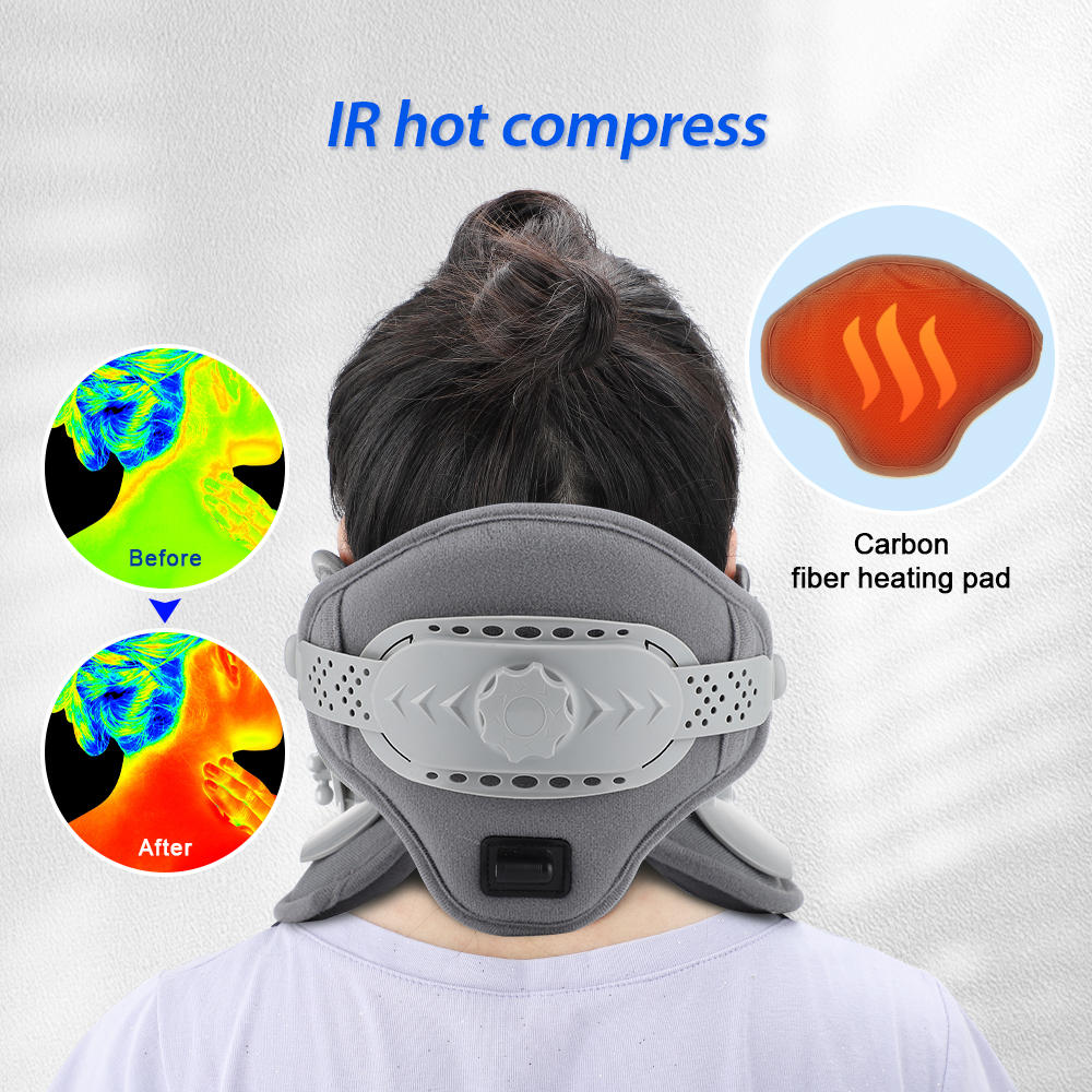 Dispositif de traction cervicale – Décompression par thérapie thermique à airbag, soulagement de la douleur automne 2025