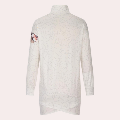 Elegant Long Sleeve Women's Dress in Breathable Fabric for Summer and Formal Events, Flattering Fit Available in XS-XL-4