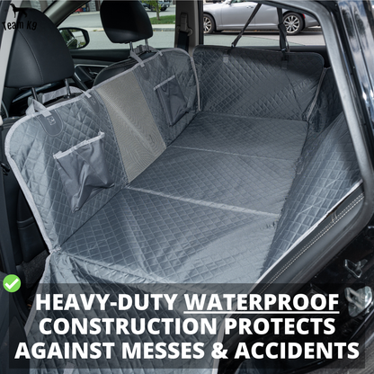 Copertura per Seggiolino Auto Amaca Impermeabile Protettore con Tasche Portaoggetti e Finestra in Rete per Auto e Camion Regalo Autunno 2025