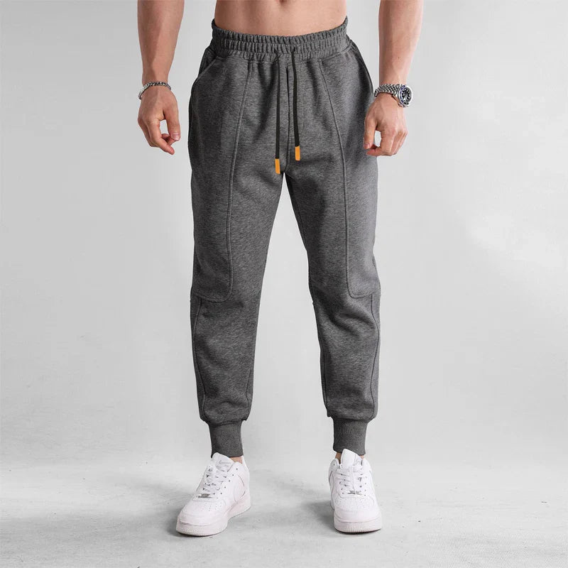 Comfortable men's jogger pants – relaxed fit, cotton, for casual wear 2