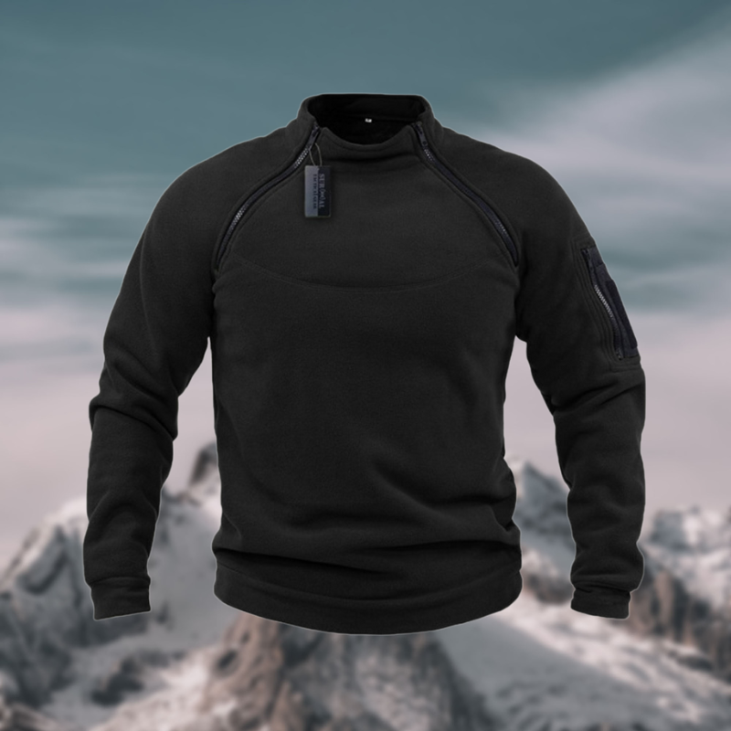 Insulating Men's Fleece Pullover - Tactical Zip Crew