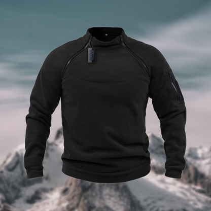 Insulating Men's Fleece Pullover - Tactical Zip Crew
