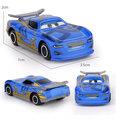 Disney Pixar Cars 3 Juego de juguetes de metal fundido a presión - 7 piezas Rayo McQueen y Jackson Storm Regalo para niños