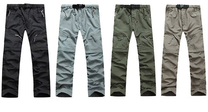 Durable men's 2-in-1 hiking pants – versatile design, robust material, for outdoor adventures 4