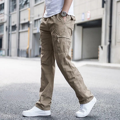 Durable men's cargo pants – relaxed fit, breathable fabric, for everyday wear 0