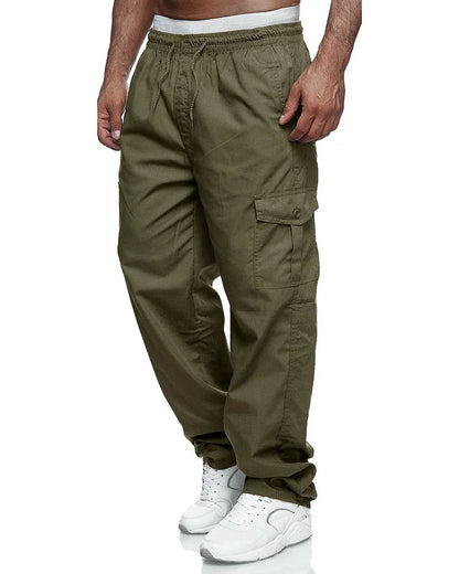 Durable men's cargo pants – versatile pockets, breathable fabric, for outdoor activities 0